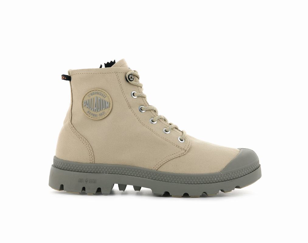 Palladium Pampa Recycle Lite+ Wp+z Muške Vodootporna Čizme Kaki Boja ||QC4182579||